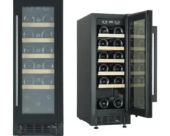Weinkühlschrank PKM UWTS56-20G BxHxT 29,5 x 82 x 57 cm Kühlteil 56 l für 20 Stück Flaschen