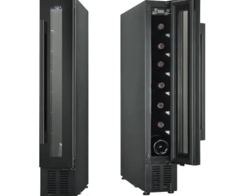 Weinkühlschrank PKM UWTS20-7G BxHxT 15 x 87 x 52,5 cm Kühlteil 20 l für 7 Stück Flaschen