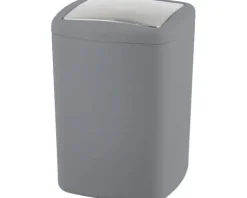 Wenko Schwingdeckeleimer Barcelona L 8,5 l grau