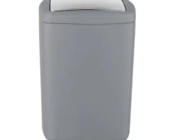 Wenko Schwingdeckeleimer Barcelona L 8,5 l grau