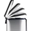 Wenko Treteimer Easy Close Anzahl Fächer 2 2x 12 Liter anthrazit metallic