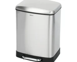 Wenko Treteimer Easy Close Anzahl Fächer 2 2x 12 Liter anthrazit metallic