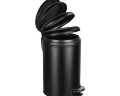 Wenko Treteimer Leman Easy Close 12 l schwarz matt