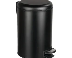 Wenko Treteimer Leman Easy Close 12 l schwarz matt