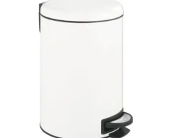 Wenko Treteimer Leman Easy Close 12 l weiß matt