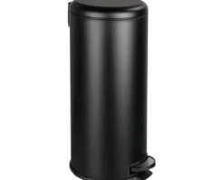 Wenko Treteimer Leman Easy Close 30 l schwarz matt