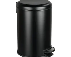 Wenko Treteimer Leman 20 l schwarz matt