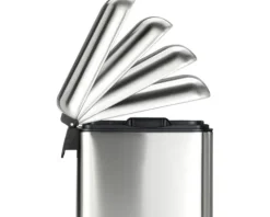 Wenko Treteimer Stusio Easy Close 6 l anthrazit metallic