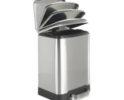 Wenko Treteimer Stusio Easy Close 6 l anthrazit metallic