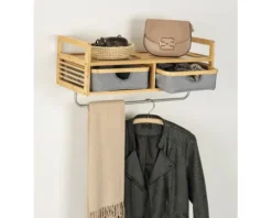 WENKO Wandgarderobe Bahari Bambus