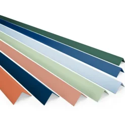 Winkelprofil 20x10 mm - Hart-PVC Kantenschutzprofil, Winkelleiste für Kanten und Ecken, Dekorativ, L-Form - 150 cm, Dunkelgrau