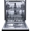 Wolkenstein Teilintegrierter Geschirrspüler 60 cm für 14 Maßgedecke 10 l 49 dB (A) WGSP14-6DTI