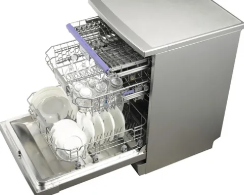 Wolkenstein Vollintegrierter Geschirrspüler 60 cm für 14 Maßgedecke 9,8 l 38 dB (A) WGSP15-8FI