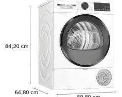 Wärmepumpentrockner WQG243D41 Bosch Fassungsvermögen 9 kg U/min BxHxT 598x842x613 mm