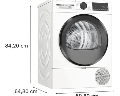 Wärmepumpentrockner WQG243D41 Bosch Fassungsvermögen 9 kg U/min BxHxT 598x842x613 mm