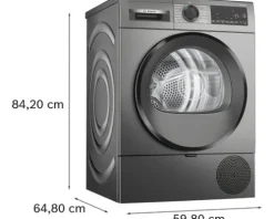 Wärmepumpentrockner WQG243DR10 Bosch Fassungsvermögen 9 kg U/min BxHxT 598x842x613 mm
