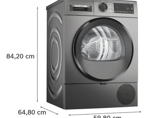 Wärmepumpentrockner WQG243DR10 Bosch Fassungsvermögen 9 kg U/min BxHxT 598x842x613 mm