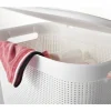 Wäschebehälter Rotho Brisen 50 l weiß matt 1023501100WS