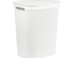 Wäschebehälter Rotho Brisen 50 l weiß matt 1023501100WS