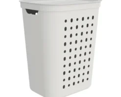 Wäschebehälter Rotho Jona 55 l weiß matt 1050701023WS