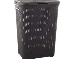 Wäschebox CURVER Style 60 l dunkelbraun