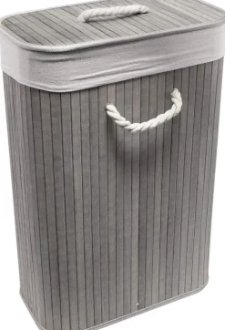 Wäschebox, Faltbare Wäschetruhe rechteckig, 75 L Volumen, H x B x T: ca. 60 x 40 x 22 cm