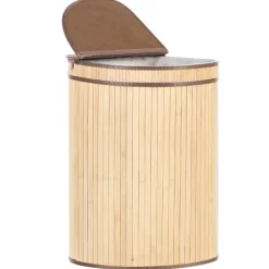 Wäschekorb BADULLA Bambus Hellbraun 57 L