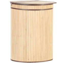 Wäschekorb BADULLA Bambus Hellbraun 57 L