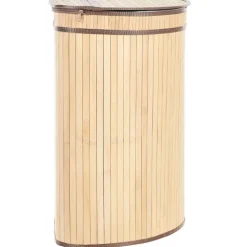 Wäschekorb BADULLA Bambus Hellbraun 57 L