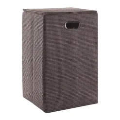 Wäschekorb in dunkelbrauner Farbe - 70l | Garofano
