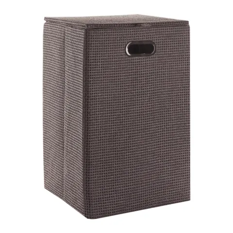 Wäschekorb in dunkelbrauner Farbe - 70l | Garofano