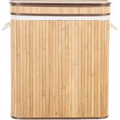 Wäschekorb KALTHOTA Bambus Hellbraun 100 L
