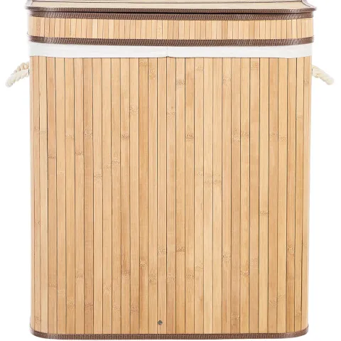 Wäschekorb KALTHOTA Bambus Hellbraun 100 L