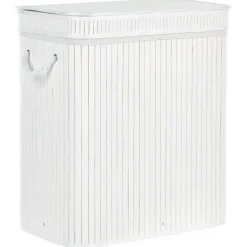 Wäschekorb KALTHOTA Bambus Weiß 100 L