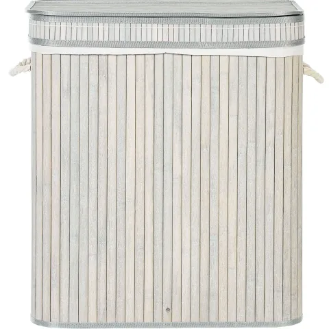 Wäschekorb KALTHOTA Bambus Grau 100 L