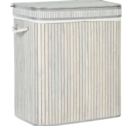 Wäschekorb KALTHOTA Bambus Grau 100 L