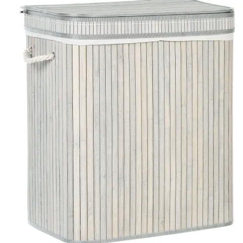 Wäschekorb KALTHOTA Bambus Grau 100 L