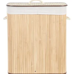 Wäschekorb KANDY Bambus Hellbraun 100 L