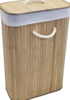 Wäschekorb, Faltbare Wäschetruhe rechteckig, 75 L Volumen, H x B x T: ca. 60 x 40 x 22 cm