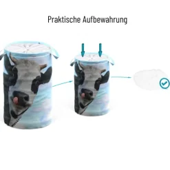 Wäschekorb Kuh