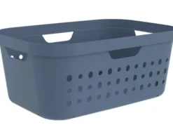 Wäschekorb Rotho Jona 39 l blau matt 1050806161WS