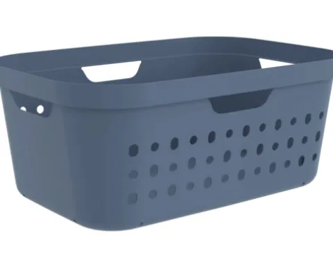 Wäschekorb Rotho Jona 39 l blau matt 1050806161WS