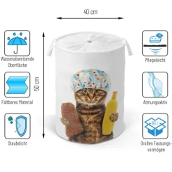 Wäschekorb Shower Cat