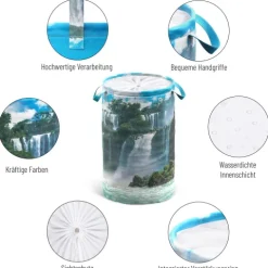 Wäschekorb Wasserfall