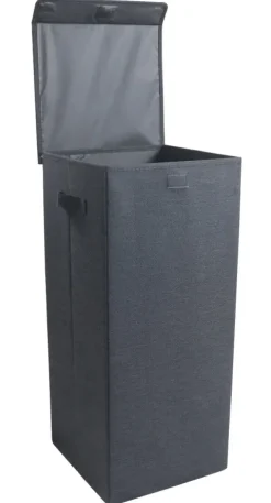 Wäschekorb Wäschebox Stoffbox mit Deckel Dreso L