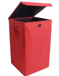 Wäschekorb Wäschebox Stoffbox mit Deckel Dreso M