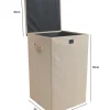 Wäschekorb Wäschebox Stoffbox mit Deckel Dreso M