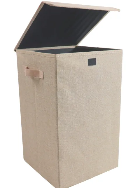 Wäschekorb Wäschebox Stoffbox mit Deckel Dreso M