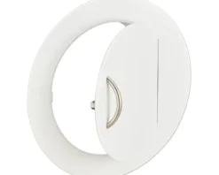 Wäscheschachttür New Line D=30 cm rund edelstahl