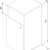 Wäscheschrank Wäschetruhe Wäschebox Dreso L 1f